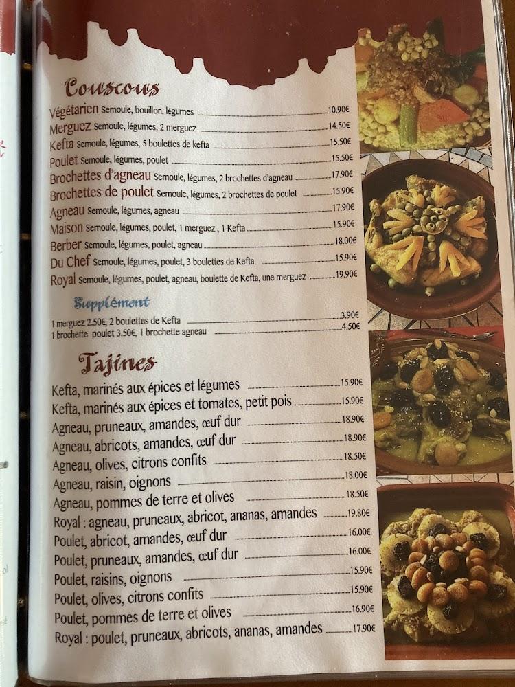 Restaurant Marocain Le Ryad ( Délice Oriental ) - Menu Image 2